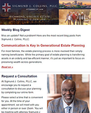 Estate Planning Newsletter - Subscribe Today!